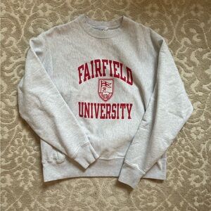 vintage feel Fairfield University sweatshirt